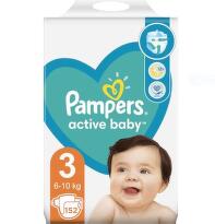 Pampers active baby пелени vpp размер 3 / 6-10кг./ x66