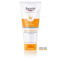 Eucerin dry touch слънцезащитен крем гел за тяло spf 50+ 200мл