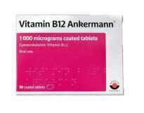 Витамин B12 Анкерман таблетки при анемия и атрофичен гастрит 1000мкг х50 Worwag