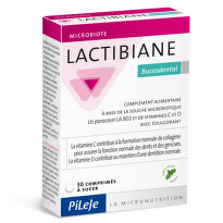 Лактибиан букодентал таблетки за смучене при перорални инфекции х30