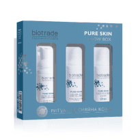 Pure Skin сияйна кожа пяна 20мл + тоник 20мл + Крем 20мл промо пакет biotrade