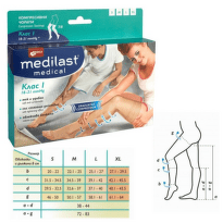 Medilast Medica компресивен чорап при разширени вени класI 7/8 M