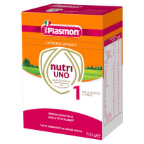 NutriUno 1 Сухо мляко за кърмачета 0M+ 350 гр х2 Plasmon