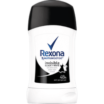 Rexona deo invisible black+white стик против изпотяване за жени 40мл