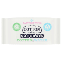 Мокри кърпи cotton line naturals бебе х50