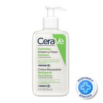 Cerave хидратираща измиваща крем пяна за лице, нормална към суха кожа 236мл. 743563