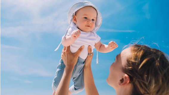 Слънцезащита за бебета и деца