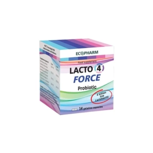 Лакто 4 форс капсула пробиотик х14 Ecopharm
