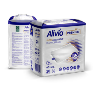 Alivio Абсорбиращи чаршафи за еднократна употреба премиум 60/90 см х 20