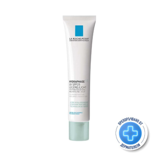 La roche-posay hydraphase HA UV Light 72ч. хидратираща крем SPF25 40мл 846110