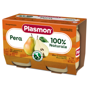 Плодово пюре круша за деца 6М+ 104гр х2 Plasmon