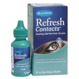 Рефреш контакт солуцио  при уморени и сухи очи 15мл