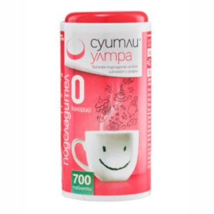 Суитли Ултра захарин 700 таблетки