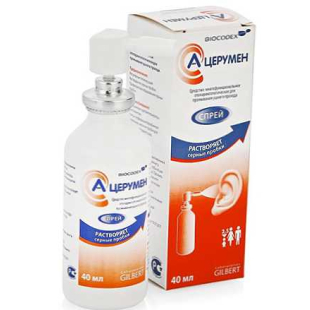 А-церумен спрей за отстраняване на ушна кал  40мл