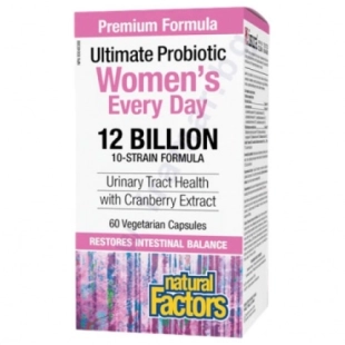 Мулти пробиотик за жени капсули  с червена боровинка х60 Natural Factors