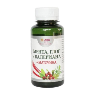 Мента, Глог, Валериана + Маточина сироп при стрес 110мл