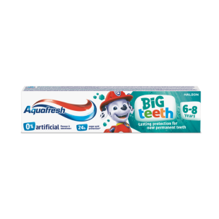 Паста за зъби aquafresh big teeth 50мл /6+г./