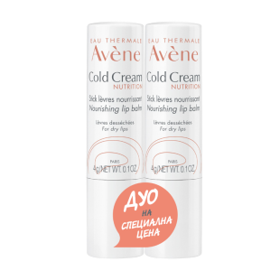 Avene Cold Cream дуо комплект стик за устни 2х4г