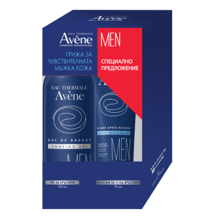 Avene гел за бръснене 150мл+балсам след бръснене 75мл