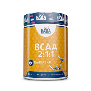 Haya labs Sports BCAA 2:1:1 капсули 500мг х200