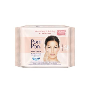 Pom Pon Мокри кърпички за дегримиране за всеки тип кожа х20 броя 1+1