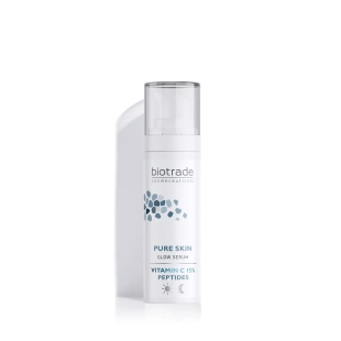 Pure Skin Anti-Age озаряващ серум витамин C 15% + пептиди 30мл Biotrade