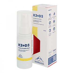 Витамин К2 + D3 орален спрей х30 мл Nordaid