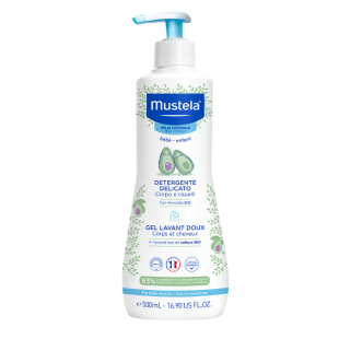 Mustela нежен измиващ гел 500мл