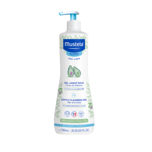 Mustela нежен измиващ гел 750мл