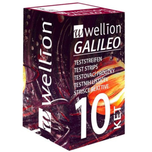 Wellion Galileo тест ленти за измерване на кетони х10 бр