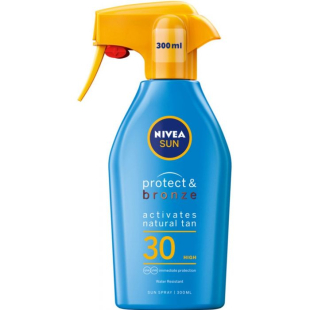 Nivea sun protect&bronze спрей spf30 300мл/86069