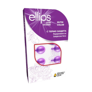 ЕЛИПС боядисвана коса Арган 16 капс