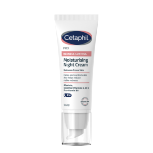 Cetaphil Pro Redness Control Хидратиращ нощен крем за лице за кожа, склонна към зачервявания 50мл