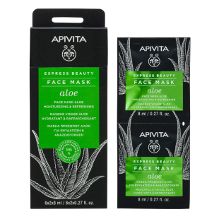 Apivita Express Beauty Маска с алое 6х2 броя
