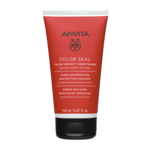 Apivita color seal балсам за боядисана коса с протеини от киноа и мед 150ml Годен до: 30.11.2026 г.