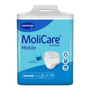 Molicare Mobile гащи за възрастни 6к размер M 14 броя 166014 Hartmann