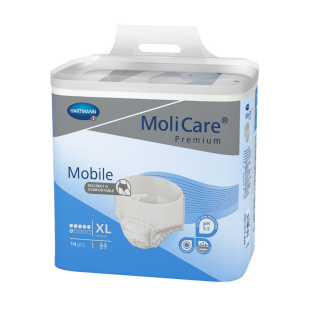 Molicare Mobile гащи за възрастни, 6к., размер XL х 14 166016, Hartmann