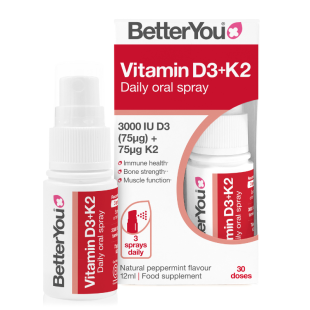 Витамин D 3000IU + витамин K2, спрей 12мл., Better You