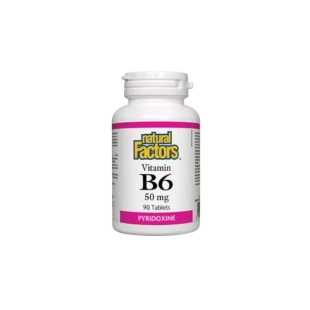 Витамин В6 таблетки 50мг х90 Natural Factors