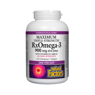 Омега-3 тройна конц. капсули за сърдечно-съдовата система 1425мг х150 Natural Factors