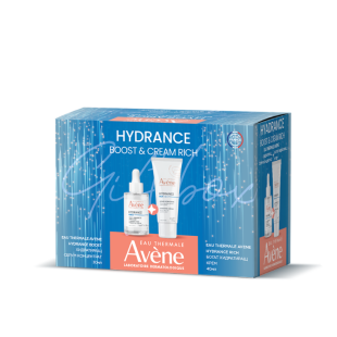 Комплект Avene Hydrance Богат хидратиращ крем 40мл + Hydrance Boost Серум концентрат 30мл