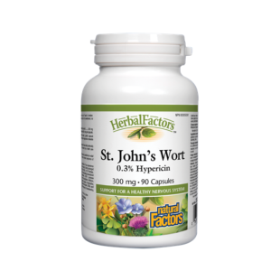 Жълт кантарион капсули за нервната система 300мг х90 Natural Factors