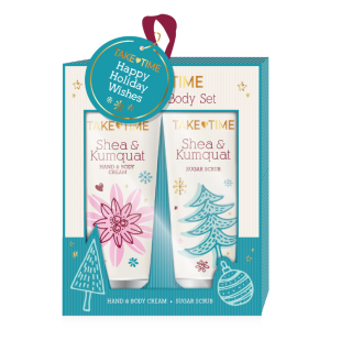 TAKE TIME Сет Крем за ръце и тяло 50мл + Скраб 50мл