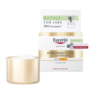 Eucerin Hyaluron-Filler+Elasticity Дневен крем за всеки тип кожа SPF30 50мл пълнител