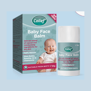 Colief бебешки стик балсам за лице 30гр Подарък