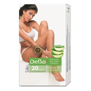 Deva Депилиращи ленти тяло с алое 20бр