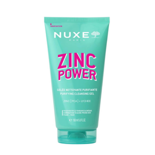Nuxe Zinc Power Почистващ гел за лице за проблемна кожа 150мл