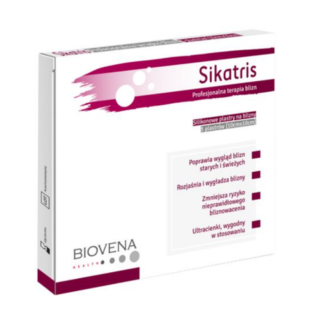 Sikatris Силиконови пластири срещу белези 10х10 см 5 броя