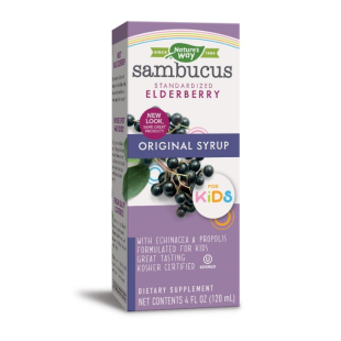 Самбукус за деца "Original" сироп с ехинацея за имунитет 120мл Nature's Way