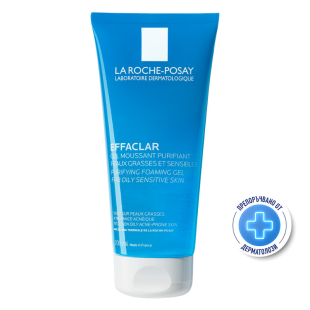 La roche-posay effaclar гел акне почистващ 200мл. + Effaclar Duo+ M крем против несъвършенства, белези и черни точки 40мл. + Effaclar Unspot пачове х 22 броя
